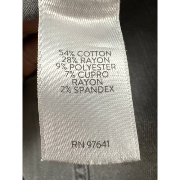 J. Jill Gray Wash Denim Authentic Fit Slim Ankle Jeans Size 14 - Picture 7 of 8